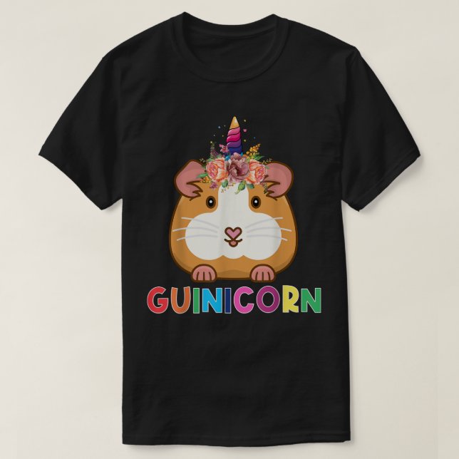 Guinicorn Guinea Pig Pet Owners  T-Shirt (Design Front)