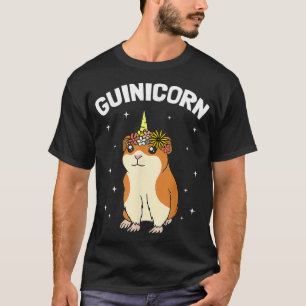 Guinicorn Guinea Pig White Unicorn Mystical Horse T-Shirt