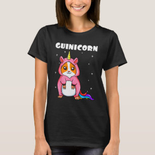 Guinicorn Guinea Pig White Unicorn Mystical Horse T-Shirt
