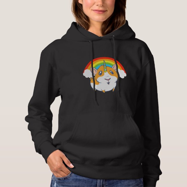 Guinicorn Unicorn Guinea Pigs Mom Animal  Rodent Hoodie (Front)