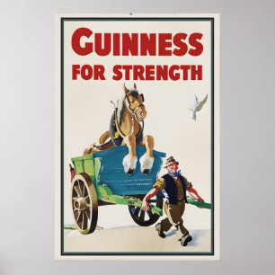 Guinness Horse Poster Print  Vintage John Gilroy