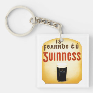 Guinness Pint keychain