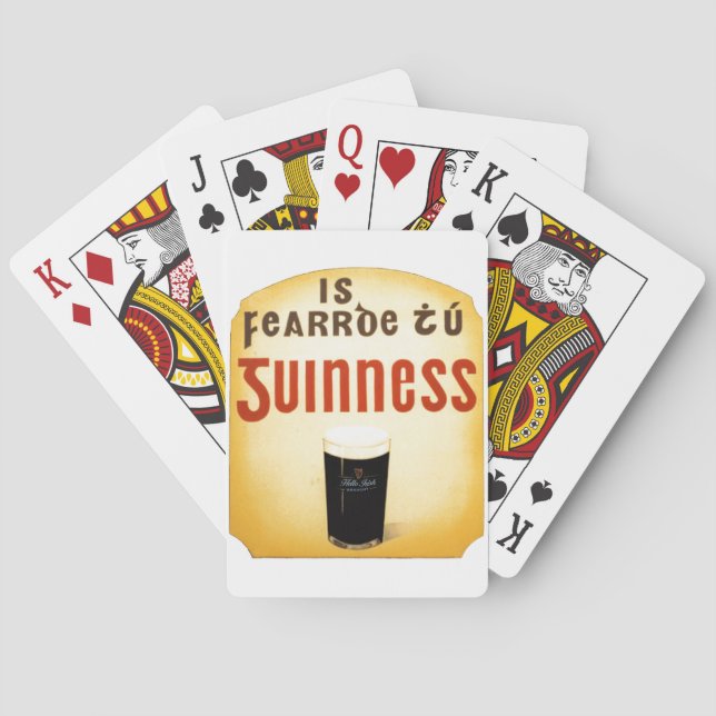 Guinness Pint playing cards (Back)