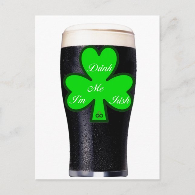 Guinness Pint postcard (Front)