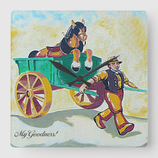 Guinness square wall clock (Front)