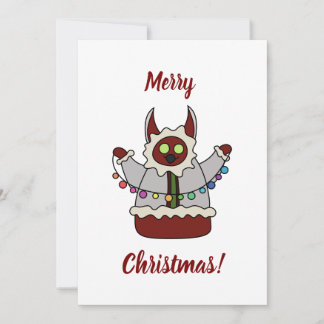 Guirlande Christmas monster Holiday Card