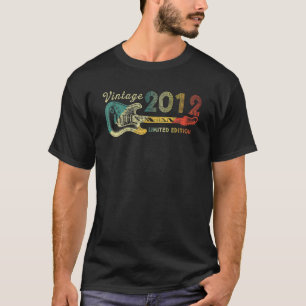 Guitar 10 Year Old Vintage 2012 T-Shirt