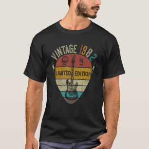 Guitar 40th Birthday Best of 1982 T-Shirt