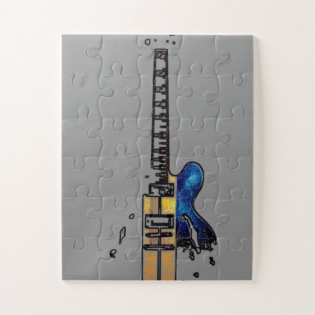 Guitar 4 11x14 30pc jpcnm jigsaw puzzle (Vertical)
