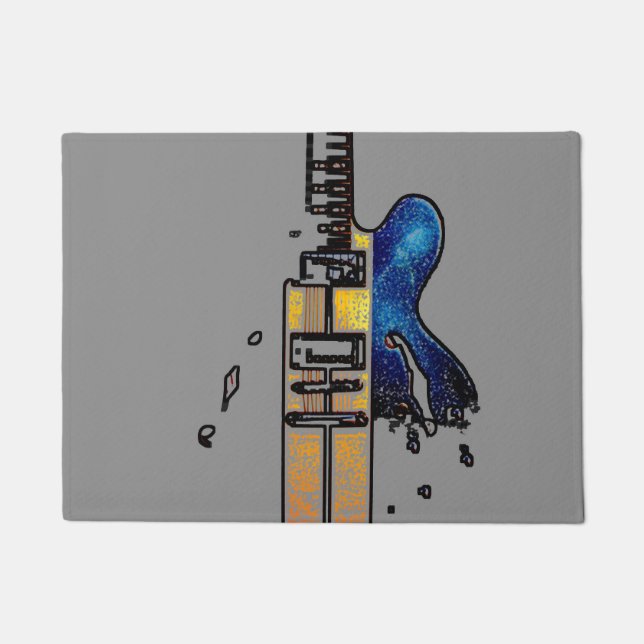 Guitar 4 dmcna doormat (Front)