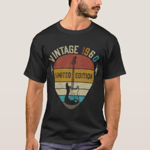 Guitar 62 Year Old Vintage 1960 T-Shirt