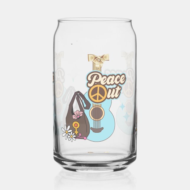 GUITAR  70S STYLE CAN GLASS (Left)
