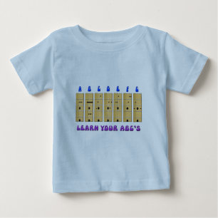 Guitar ABC's Baby T-Shirt