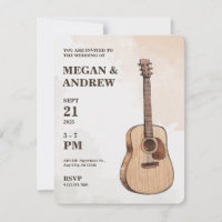 Guitar Acoustic art wedding