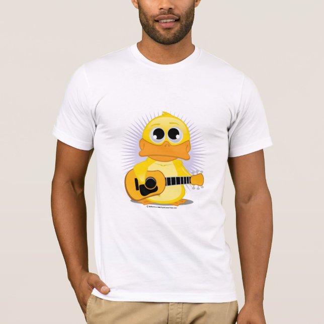 Guitar (Acoustic) Duck T-Shirt (Front)