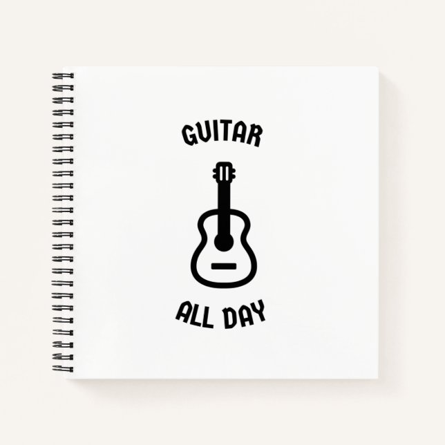 Guitar all day notebook (Front)