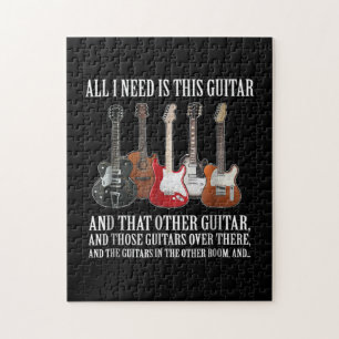 Guitar   All I Need Is This Guitar Any Musician Jigsaw Puzzle