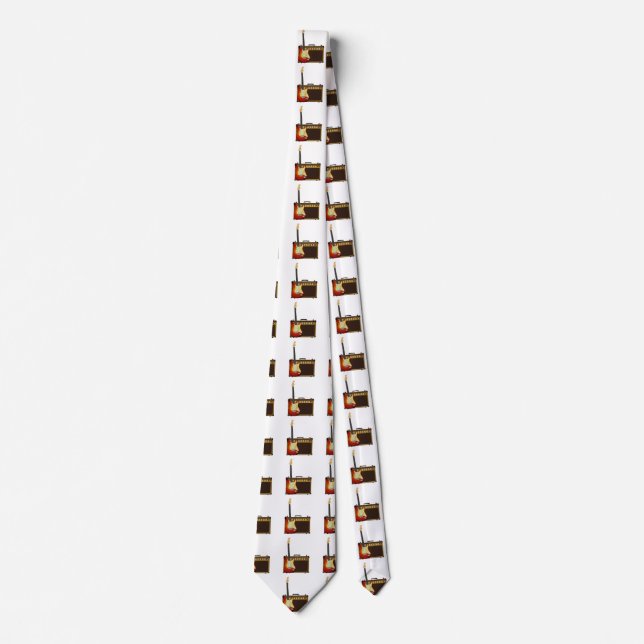 Guitar And Aplifier Tie (Front)