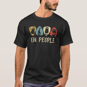 Guitar and black cat   ew people meowy  cat T-Shirt