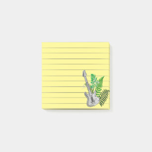 Guitar And Ferns Post-it Notes