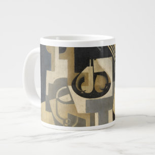 Guitar and Fruit Bowl on a Table, 1918 Large Coffee Mug