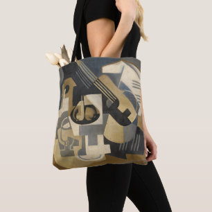 Guitar and Fruit Bowl on a Table, 1918 Tote Bag
