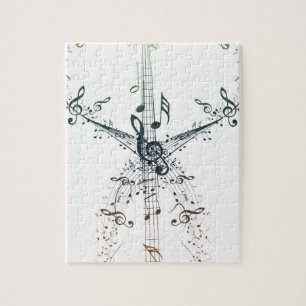 Guitar and Music Notes 4 Jigsaw Puzzle