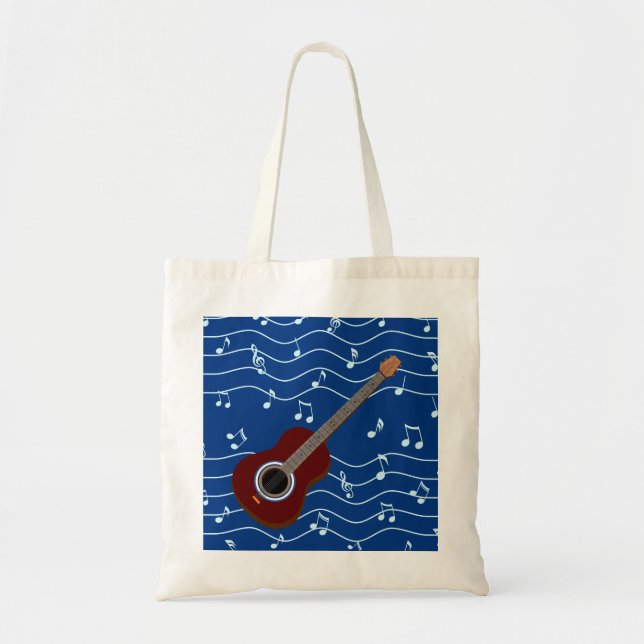 guitar and musical notes bag (Front)