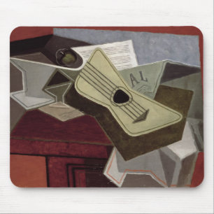 Guitar and Newspaper, 1925 Mouse Pad