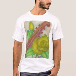Guitar and Roses Men's T T-Shirt