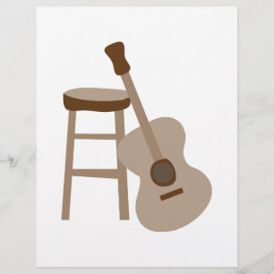 Guitar and Stool