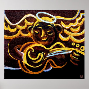 Guitar angel poster