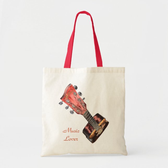 GUITAR ART Music-Lover's Tote Bag (Front)