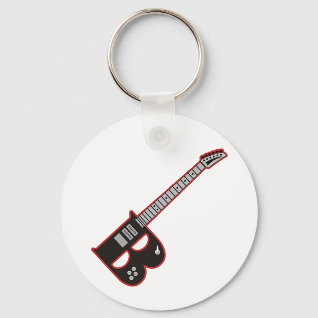 Guitar B Key Ring (Front)
