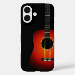   Guitar Background Texture iPhone 16 Case