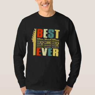 Guitar Best Dad Ever Chord Guitarist Father's Day T-Shirt