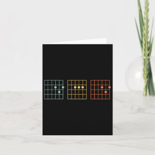 Guitar Best Dad Ever Dad Chord Music Fathers Day  Card