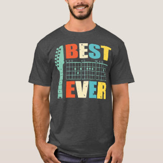 Guitar Best Dad Ever Guitarist Funny Father's day T-Shirt