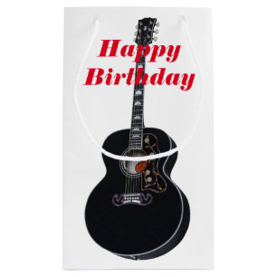 Guitar Birthday Gift Bag
