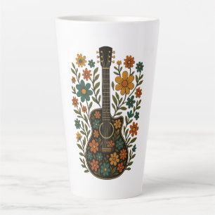 Guitar & Bloom Designs Latte Mug