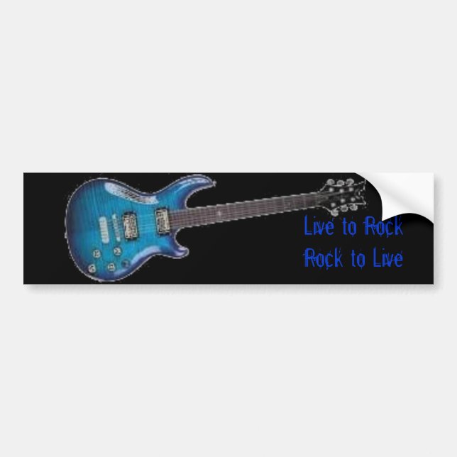 Guitar Bumper Sticker (Front)