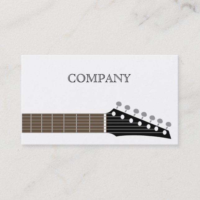 GUITAR BUSINESS CARD (Front)