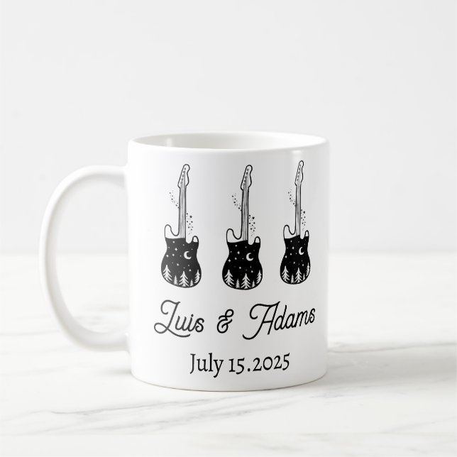 Guitar Camping Mug (Left)