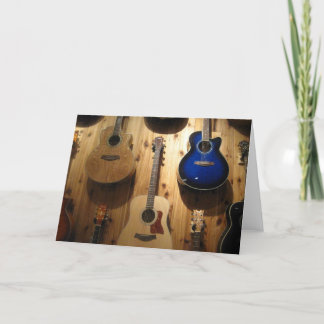 guitar card