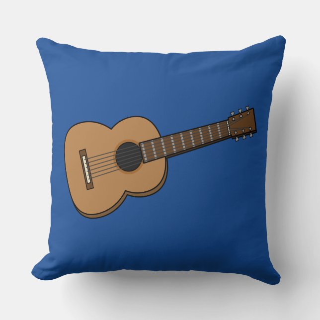 Guitar Cartoon Cushion (Front)
