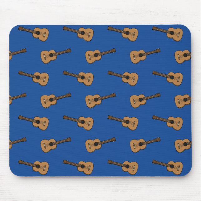 Guitar Cartoon Mouse Pad (Front)