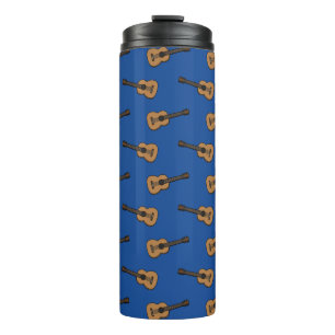 Guitar Cartoon Thermal Tumbler