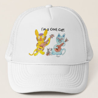 Guitar Cats Trucker Hat