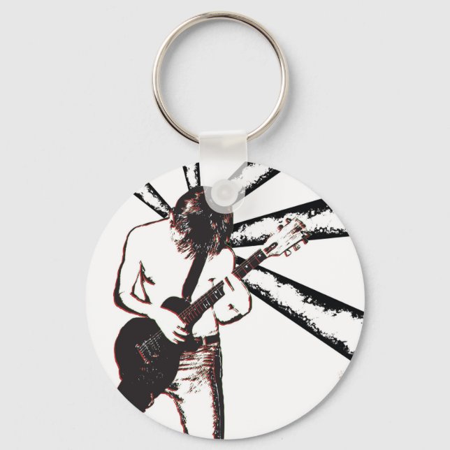Guitar Chain Key Ring (Front)