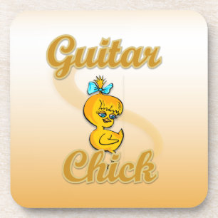 Guitar Chick Coaster